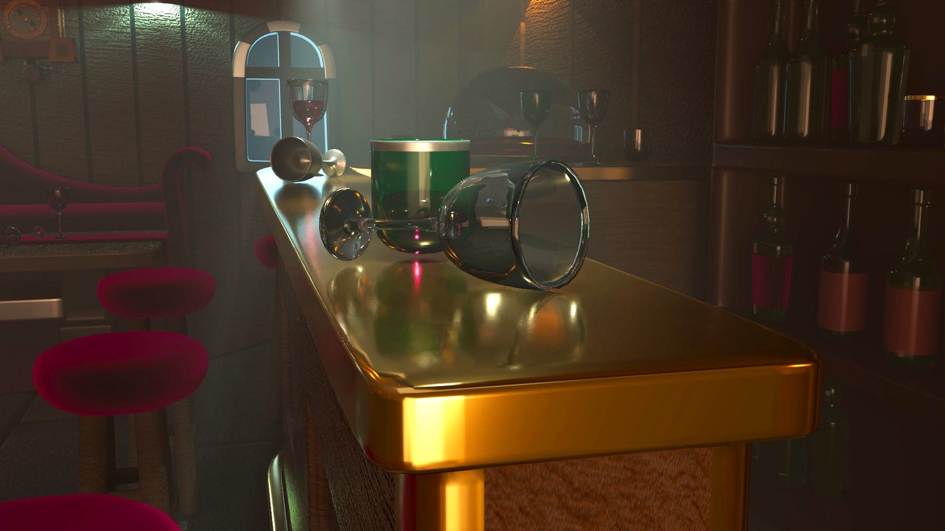 Tavern - Bar closeup